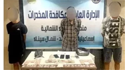 سقوط 8 عناصر إجرامية بحوزتهم مخدرات بـ 9 ملايين جنيه في الإسماعيلية