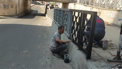 استمرار أعمال تطوير نفق شبرا بدمنهور