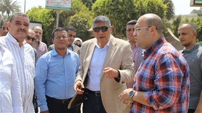 جولة لمحافظ الجيزة لمتابعة أعمال التطوير في عدد من المناطق 