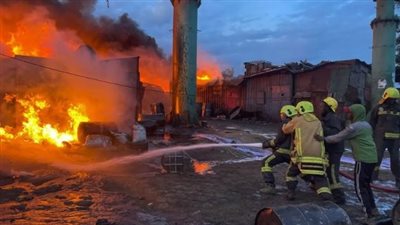 إصابة شخصين في حريق ورشة مواتير بحرية في الدقهلية 