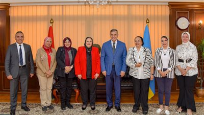 محافظ الإسكندرية يستقبل ممثلي المجلس القومي للمرأة 