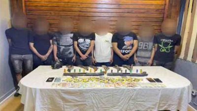 ضبط عصابتين مسلحتين لتجارة المخدرات فى القليوبية والبحيرة 