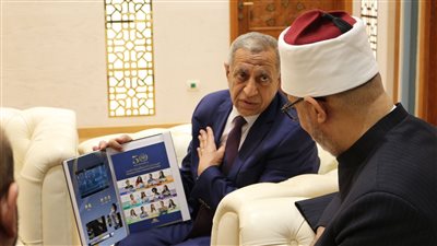 المفتي يستقبل رئيس الأكاديمية العربية للعلوم والتكنولوجيا لبحث سبل التعاون 