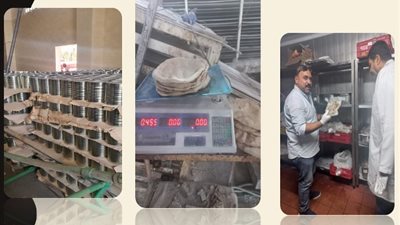 ضبط 6 أطنان زيتون مجهول المصدر، نتائج حملة تموينية موسعة بالعاشر من رمضان