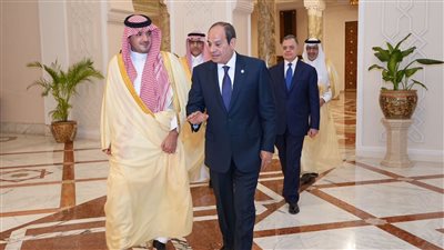 تفاصيل لقاء السيسي مع وزيري الداخلية والدولة السعوديين (صور)