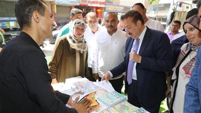 محافظ المنوفية يفتتح معرض أهلا مدارس بشبين الكوم