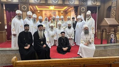 الأنبا أغناطيوس يترأس اجتماع كهنة إيبارشية المحلة الكبرى