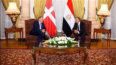 وزير الخارجية يبحث مع نظيره الدنماركي لتعزيز العلاقات السياسية والاقتصادية