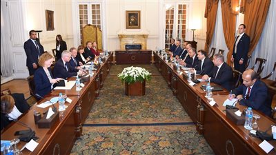 بدء جلسة مشاورات بين وزير الخارجية ونظيره الدنماركي، اعرف التفاصيل (صور)