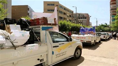  6 سيارات متنقلة لبيع الخضروات والفاكهة بأسعار مخفضة بالشرقية (صور)