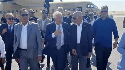 محافظ شمال سيناء يستقبل الممثل الأعلى للشؤون الخارجية والسياسية في الاتحاد الأوروبي 