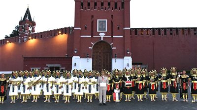 مشاركة متميزة للموسيقات العسكرية المصرية في المهرجان الدولي السادس عشر بموسكو
