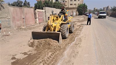 حملة نظافة مكثفة على طريق المريوطية السياحي بأبو النمرس بالجيزة (صور)