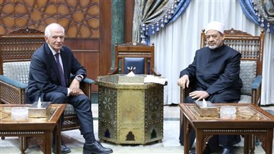 شيخ الأزهر لممثل الاتحاد الأوروبي: متى تتوقف المهزلة التاريخية في غزة؟