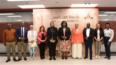 جامعة عين شمس تستقبل وفدا من المجلس القومي للتعليم العالي بجمهورية مالاوي