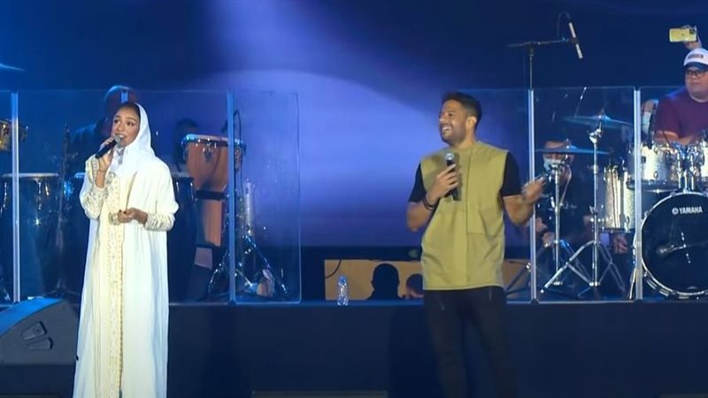 زينة عماد ومحمد حماقي،