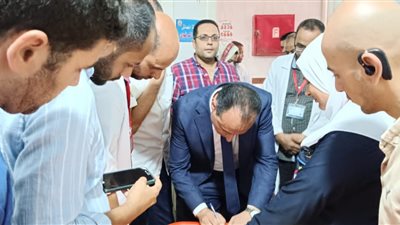 كوجك وجميعة يتفقدان مستشفى أبو حماد المركزي بالشرقية