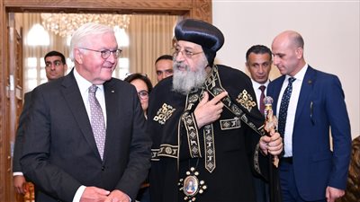 تفاصيل لقاء البابا تواضروس ورئيس ألمانيا الاتحادية