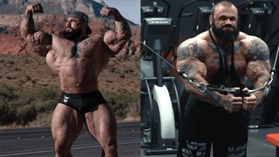 بشكل مفاجئ، وفاة أضخم لاعب كمال أجسام في العالم عن عمر ناهز 36 عاما (صور)