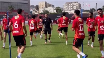 الأهلي يخوض مرانه الأخير بالقاهرة قبل رحلة كينيا (صور)