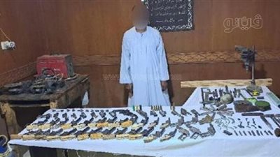 ضبط ورشة لتصنيع السلاح فى سوهاج