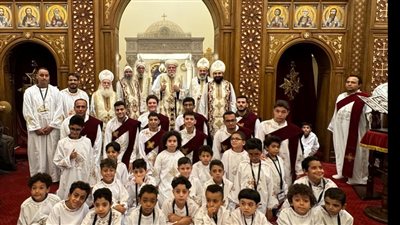 الأنبا أكليمندس يرسم شمامسة للخدمة في كنيسة مارجرجس ألماظة