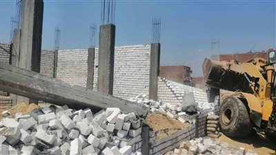 إزالة 159 حالة تعد على الأراضى الزراعية بالمنيا 