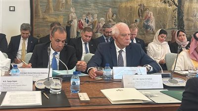 وزير الخارجية يشارك في الاجتماع الوزاري بشأن القضية الفلسطينية وتنفيذ حل الدولتين (صور)