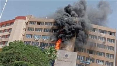 اندلاع حريق في مبنى إدارة إسنا التعليمية بمحافظة الأقصر