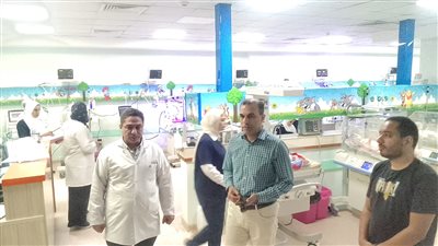 وكيل صحة البحيرة يتابع سير العمل بمستشفي كوم حمادة
