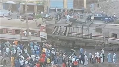 الصحة: الدفع بـ 39 سيارة إسعاف إلى موقع حادث تصادم قطارين في محافظة الشرقية