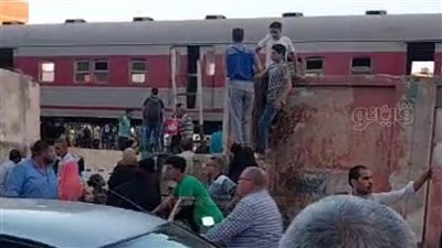 ارتفاع عدد مصابي حادث تصادم قطاري الزقازيق لـ 31 