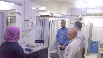 وكيل صحة البحيرة يتابع سير العمل بمستشفيات المحافظة
