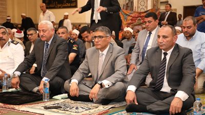 محافظ الجيزة يشهد الاحتفال بذكرى المولد النبوي بمسجد المحروسة بالعجوزة