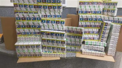 التحفظ علي 1000 علبة سجائر في حملة تموينية علي مراكز الفيوم