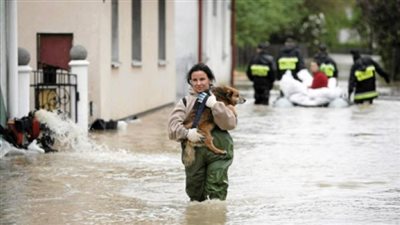  فيضانات عارمة تضرب جنوب بولندا 