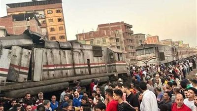 إصابة 4 مواطنين من أبناء الدقهلية في حادث قطار الشرقية 