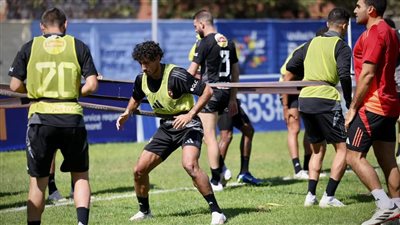 الأهلي يؤدي مرانه الأخير قبل مواجهة جورماهيا بدوري أبطال أفريقيا غدا 