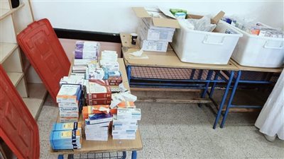 الكشف الطبي على 1200 حالة خلال قافلة طبية بوادى النطرون 