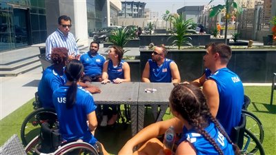 وزير الرياضة يطمئن علي جاهزية صالة حسن مصطفي لاستقبال بطولة العالم لليد للكراسي