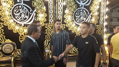 بدء مراسم عزاء إيهاب جلال بالإسماعيلية (صور) 