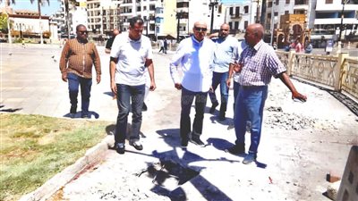 محافظ الأقصر: إنشاء رصيف للمشاة بساحة أبو الحجاج