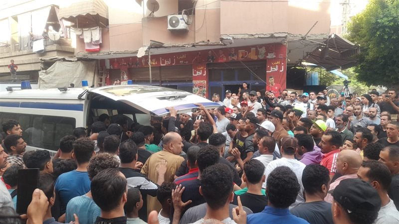 جنازة شاب ضحية الغدر