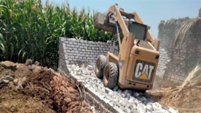 إزالة 29 حالة تعدي على أراضي أملاك الدولة بالبحيرة 