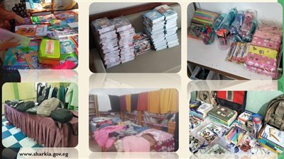 توفير 15 ألف قطعة ملابس وأدوات مدرسية للطلاب الأكثر احتياجًا بالشرقية 