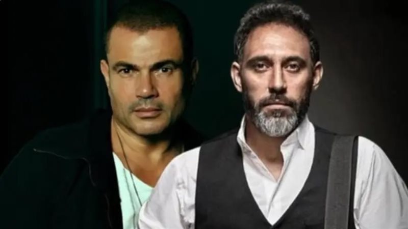 عمرو دياب وعمرو مصطفى،