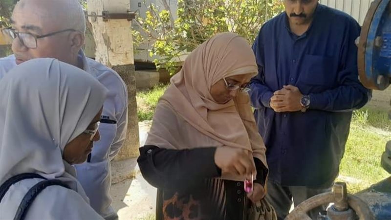 تحليل عينة المياه