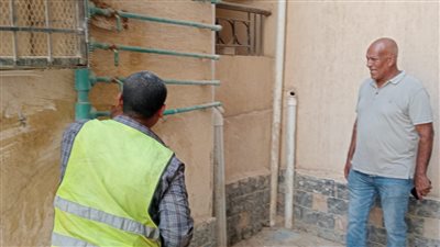 حملة لإزالة وصلات المياه الخلسة بحدائق أكتوبر