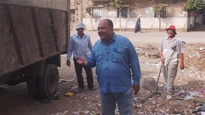 حملات نظافة وإصلاح أعمدة الكهرباء بالإبراهيمية في الشرقية 