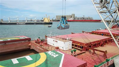 ميناء دمياط يستقبل 31 ألف طن قمح من روسيا 